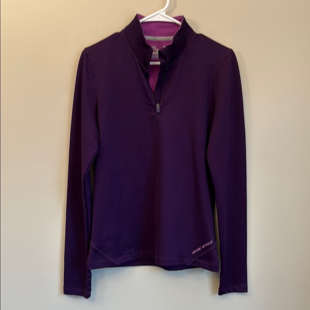 Under Armour Women's Purple Quarter-Zip Top